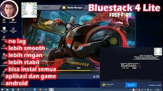 Bluestack 4 Lite 32bit & 64bit installer  |  Instal FF 1.59 Cobra support laptop Ram 2GB