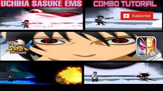 UCHIHA SASUKE [EMS] COMBO TUTORIAL |Bleach vs Naruto 3.3