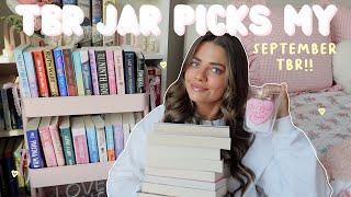 TBR prompt jar chooses my september tbr!! ️