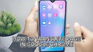 How To Translate A Page In Google Chrome Mobile