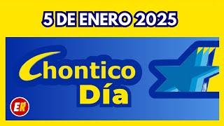 Resultado CHONTICO DIA de hoy domingo 5 de ENERO de 2025 