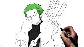 How To Draw Zoro (Egghead) | Step By Step | One Piece