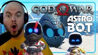 REACTION - God of War x Astro Bot (2024) FULL LEVEL Bot of War 100% Full Playthrough