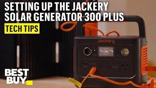 How to Set Up the Jackery Solar Generator 300 Plus – Tech Tips from Best Buy