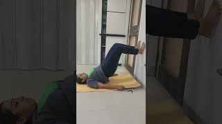 Wall bridges #backstrength #coreworkout #sportsphysiotherapy