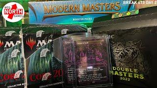 Multi-Set Battle For Neon Caverns: Core 21 Collectors, Masters 2013, Double Masters 2022