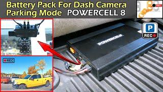 NEW! POWERCELL 8 Battery Pack For Dash Camera Parking Mode