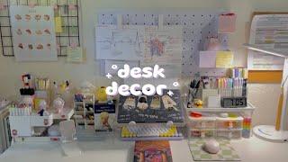 Desk Decor | Decor bàn học | Desk Setup 2024