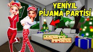 YENİYIL PİJAMA PARTİSİ  - YENİYIL KOMBİNLERİAYŞEM ECE ARIARIGİLLERROBLOX DRESS TO IMPRESS