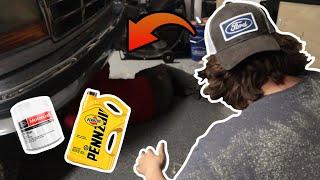 Two Idiots Change Oil