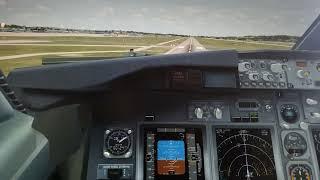 Base/Landing training B737-800 at Ramstein [ETAR/RMS] RWY09 (OldFlightSimulation)