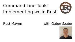 Command line tools: Implementing wc in Rust