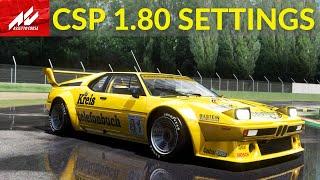 New Settings In CSP 1.80 Preview - Plus BMW M1 Mod Pack!