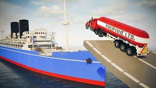 Giant Ship vs Cars | Teardown