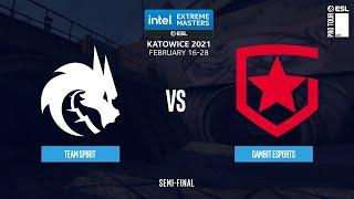 ПОЛУ-ФИНАЛ. SPIRIT vs GAMBIT. IEM Katowice 2021 by @CEH999 & @tafatv