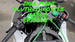 Zx6r clutch & throttle cable