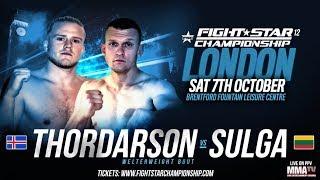 FIGHTSTAR CHAMPIONSHIP 12 | Thorgrimur Thordarson vs. Dalius Sulga