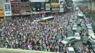 Hanoi morning traffic - October 10 2015