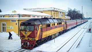 Lithuanian TEP70 | Regional train from Vilnius to Klaipeda in Šiauliai  | 2010