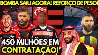 REVIRAVOLTA NO FLAMENGO! HULK NO MENGÃO! WESLEY DE SAÍDA! PRIMEIRO REFORÇO DE 2025! AGORA É OFICIAL!