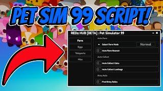 Pet Simulator 99 Script GUI / Hack (AUTOFARM, DUPE, INF COINS, AND MORE) *PASTEBIN*