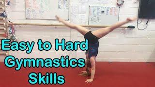 Easy to Hard Gymnastics Skills | KTGymnasticsFan