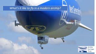 What's it like to fly in a modern airship?  Welcome aboard the Zeppelin NT