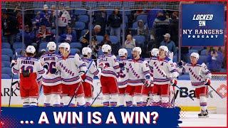 Miller injured! Mika plays his best game yet! Rangers BARELY escape Buffalo with a 3-2 victory!