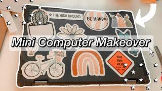 Mini Computer Makeover! Sticker Haul!