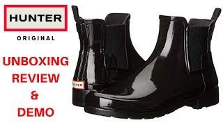 HUNTER Boots | ORIGINAL REFINED CHELSEA BOOTS | UNBOXING , FIRST IMPRESSIONS  & REVIEW