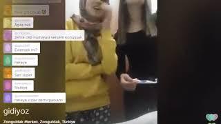 Periscope türbanlı kızdan muhteşem gösteri +18