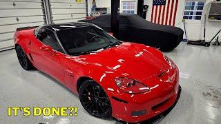 My Project C6 Z06 is FINALLY DONE! Insane Cosmetic Transformation!