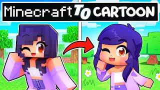 Minecraft But It Becomes A CARTOON!