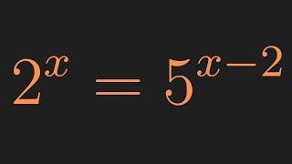 EXPONENTIAL EQUATIONS with different bases WITHOUT a calculator