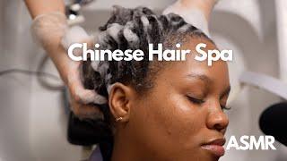 ASMR:  ULTIMATE RELAXATION AT A CHINESE HAIR SPA | ASMR SCALP MASSAGE AND SHAMPOO SOUNDS 🫧