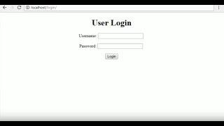 PHP MySQL login form with XAMPP