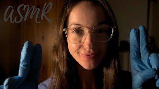 ASMR Dark Room EYE Exam Roleplay ️‍️ Light Triggers & Up-Close Gentle Whispers