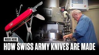 How Swiss Army Knives Are Made | Made Here | Popular Mechanics