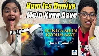 Indian Reacts to Hum Iss Duniya Mein Kyoun Aaye - Emotional - Juniad Jamshed