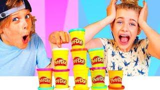 DON'T Choose the Wrong PLAY DOH Slime Challenge with BONUS ROUND ft The Norris Nuts