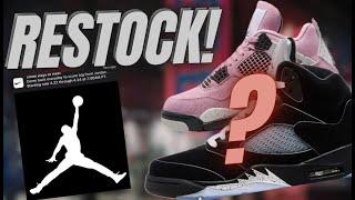 NIKE APP JORDAN RESTOCKS! AIR JORDAN 5 METALLIC, PINK ORCHID 4'S?  + EXCLUSIVE ACCESS BRED 11'S