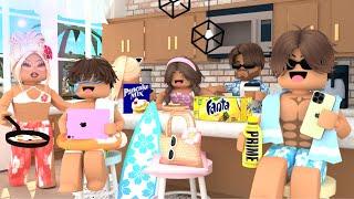 OUR ADOPTED SON'S FIRST DAY IN HIS NEW HOME! *THINGS GOT WILD! CHAOS* VOICE Roblox Bloxburg Roleplay