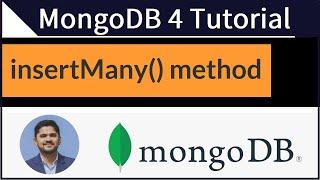 How to insert multiple documents in MongoDB | insertMany() method | MongoDB Tutorial for Beginners