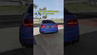 BMW leaving Car Meet in Style #bmwmcars #carmeet #beamng #drifting #bmwm3 #needforspeed