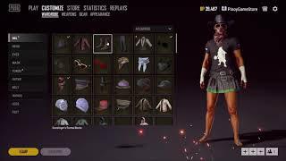 PUBG Gunslinger Set Unboxing - PLAYERUNKNOWN'S BATTLEGROUNDS Twitch Prime Skin