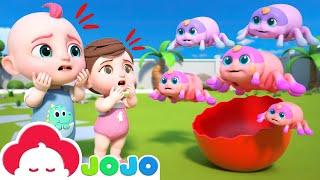 The Surprise Eggs Go Crack Crack Crack Song | Baby JoJo Nursery Rhymes & Kids Songs