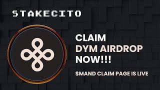 How to Claim Your Dymension AIRDROP ($MAND): A Step-by-Step Guide