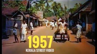 1957 kerala street and village life video  |  HD kerala 64 years old video