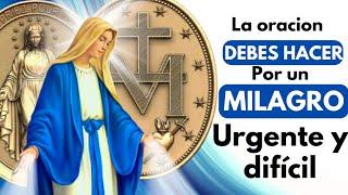 La Oración a la VIRGEN MILAGROSA 🩵 (la original) PIDIENDO UN MILAGRO URGENTE Y SUPERAR DIFICULTADES