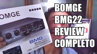 Interface de áudio barata Bomge bmg22, REVIEW COMPLETO